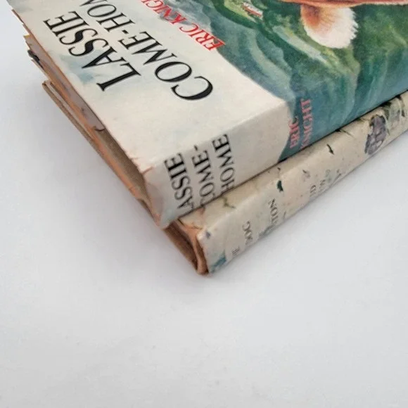 Eric Knight Lassie Come-Home David Grew Wild Dog of Edmonton Hardcover Good Set - Picture 6 of 16